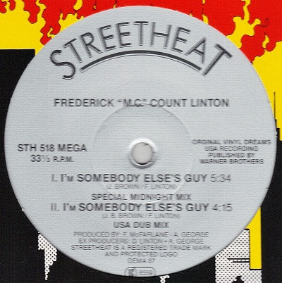 Frederick "M.C. Count" Linton - I'm Somebody Else's Guy / Love's Gonna Get You | Streetheat (STH 518 MEGA) - 2 Frederick "M.C. Count" Linton - I'm Somebody Else's Guy / Love's Gonna Get You | Streetheat (STH 518 MEGA) - 2