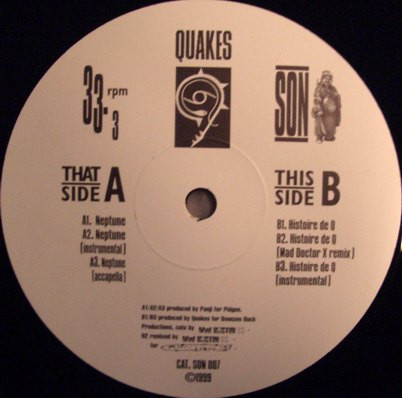 Quakes - Neptune / Histoire De Q | Son Records (SON 007) - main Quakes - Neptune / Histoire De Q | Son Records (SON 007) - main