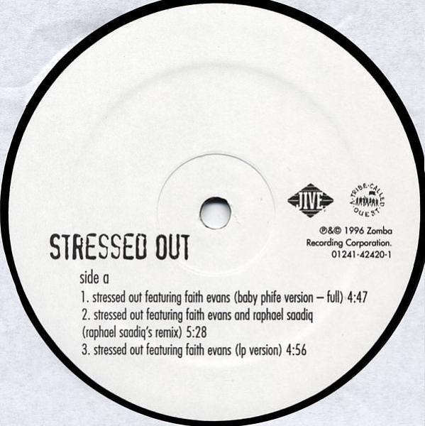 A Tribe Called Quest - Stressed Out | Jive (01241-42420-1) - 3 A Tribe Called Quest - Stressed Out | Jive (01241-42420-1) - 3