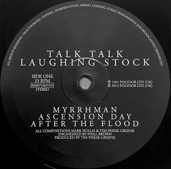 Talk Talk - Laughing Stock | Polydor (00600753655191) - 3