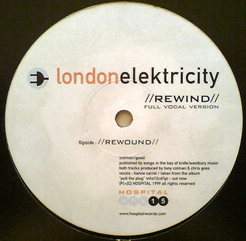 London Elektricity - Rewind / Rewound | Hospital Records (nhs15)