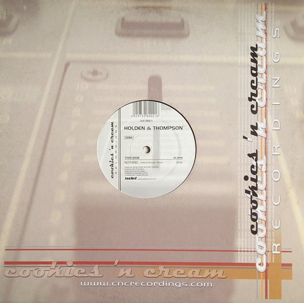 James Holden & Julie Thompson - Nothing | Cookies 'n Cream Recordings (CnC 002-1) - main James Holden & Julie Thompson - Nothing | Cookies 'n Cream Recordings (CnC 002-1) - main