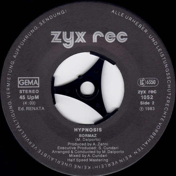 Hipnosis - Oxygene / Bormaz | ZYX Records (1052) - 4
