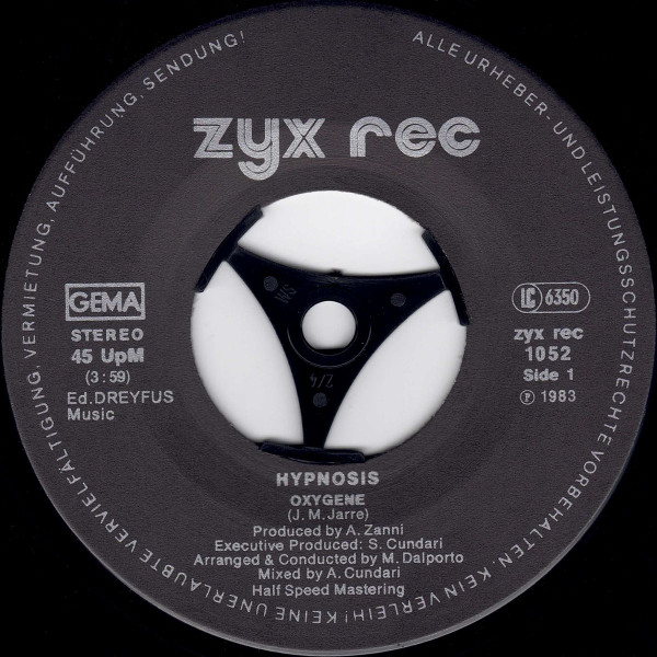 Hipnosis - Oxygene / Bormaz | ZYX Records (1052) - 3