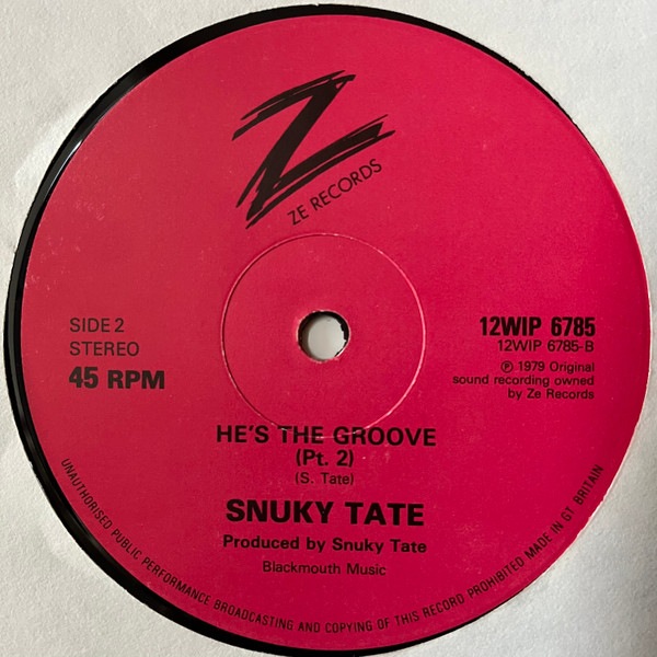 Snuky Tate - He's The Groove | Island Records (12WIP 6785) - 4 Snuky Tate - He's The Groove | Island Records (12WIP 6785) - 4