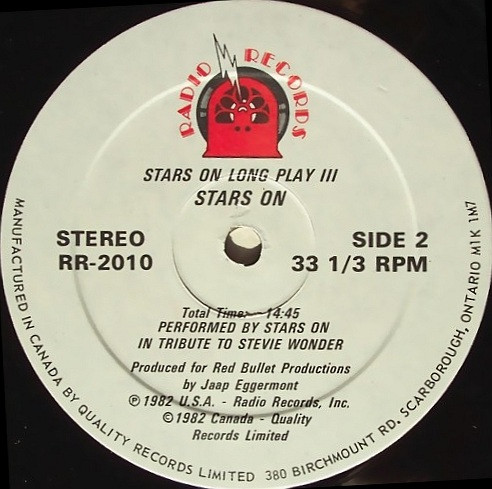 Stars On 45 - Stars On Long Play III | Radio Records (RR-2010) - 4