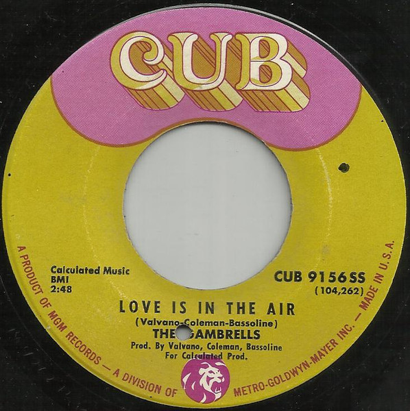 The Gambrells - Love Is In The Air | Cub (CUB-9156-SS) - main