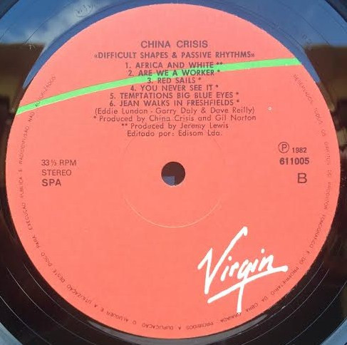 China Crisis - Difficult Shapes & Passive Rhythms - Some People Think It's Fun To Entertain | Virgin (611005) - 4