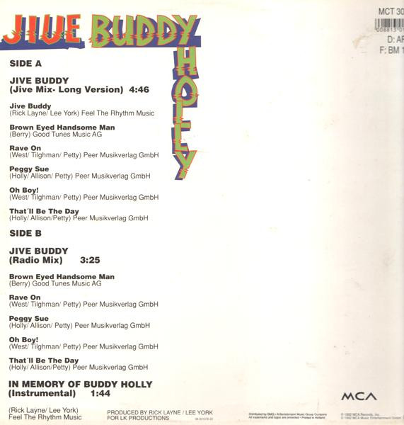 Buddy Holly - Jive Buddy | MCA Records (MCT 30123) - 2 Buddy Holly - Jive Buddy | MCA Records (MCT 30123) - 2