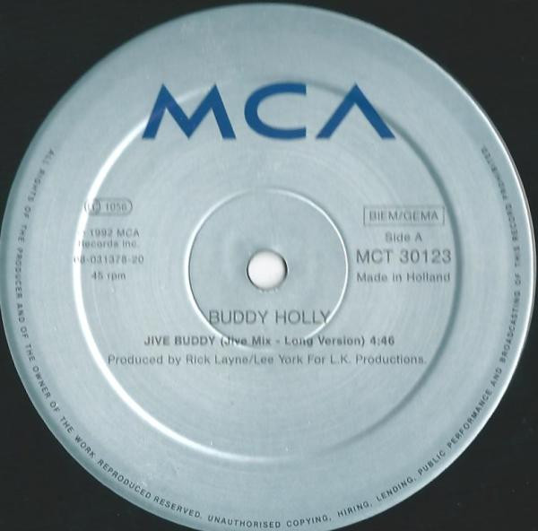 Buddy Holly - Jive Buddy | MCA Records (MCT 30123) - 3 Buddy Holly - Jive Buddy | MCA Records (MCT 30123) - 3