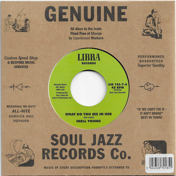 Inell Young - What Do You See In Her / I Remember The Summer | Soul Jazz Records (SJR 185-7)