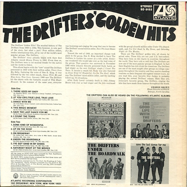 The Drifters - The Drifters' Golden Hits | Atlantic (SD 8153) - 2