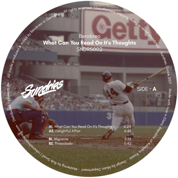 Berobreo - What Can You Read On It´s Thoughts | Sundries (SNDRS002)