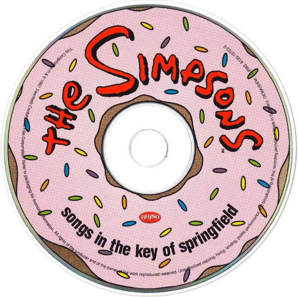 The Simpsons - Songs In The Key Of Springfield | Rhino Records (8122-72723-2) - 3
