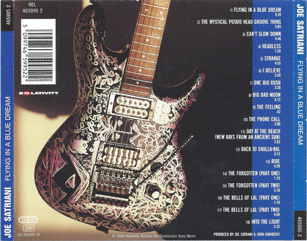 Joe Satriani - Flying In A Blue Dream | Relativity (465995 2) - 2