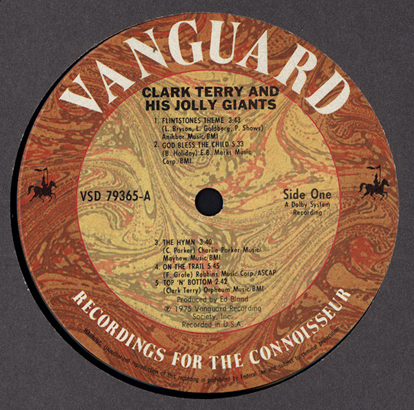 Clark Terry And His Jolly Giants - Clark Terry And His Jolly Giants | Vanguard (VSD-79365) - 3 Clark Terry And His Jolly Giants - Clark Terry And His Jolly Giants | Vanguard (VSD-79365) - 3