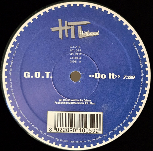 G.O.T. - Do It | Hitland (HTL 019) - 2