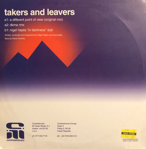 Takers And Leavers - A Different Point Of View | Contrast Music (CONMUS004) - 2 Takers And Leavers - A Different Point Of View | Contrast Music (CONMUS004) - 2