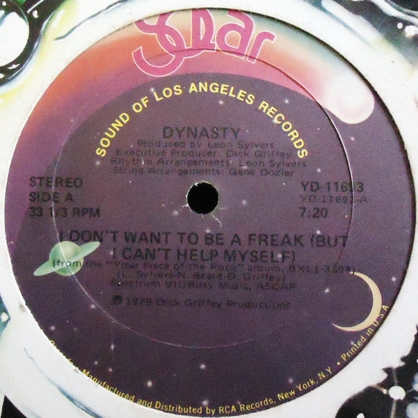 Dynasty - I Don't Want To Be A Freak (But I Can't Help Myself) | Solar (YD-11693) - main