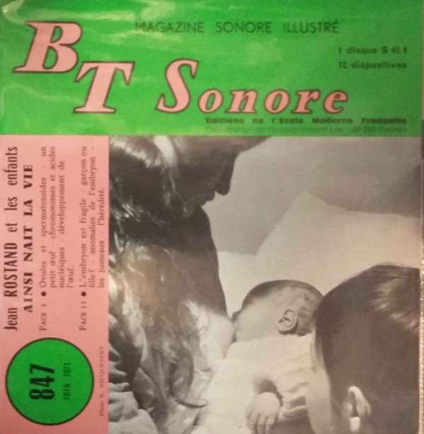 Jean Rostand - Ainsi Nait La Vie | C.E.L. Techniques Freinet (847) Jean Rostand - Ainsi Nait La Vie | C.E.L. Techniques Freinet (847)