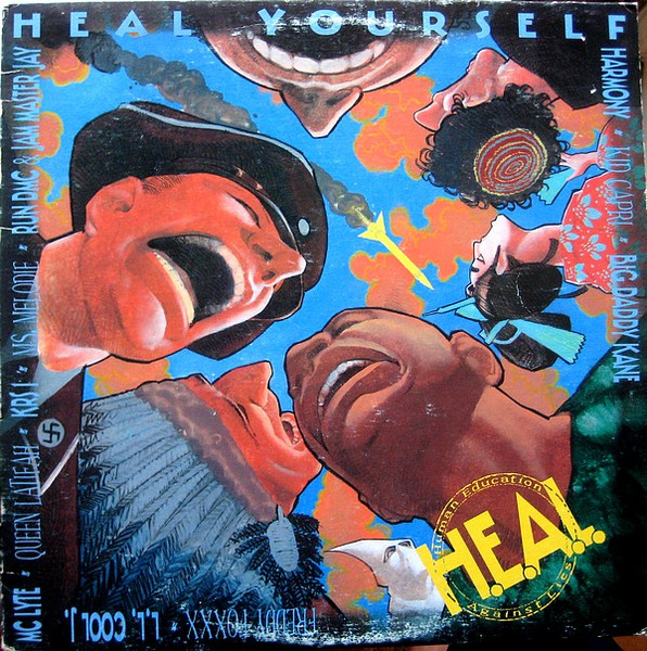 H.E.A.L. Human Education Against Lies / MC Lyte , Queen Latifah , KRS-One , Ms. Melodie , Run-DMC , Jam Master Jay , Harmony , Kid Capri , Big Daddy Kane , LL Cool J , Freddie Foxxx - Heal Yourself | Elektra (0-66511)