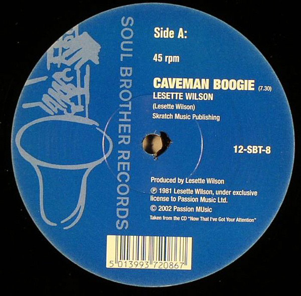 Lesette Wilson - Caveman Boogie / Look Into Tomorrow | Soul Brother Records (12-SBT-8)