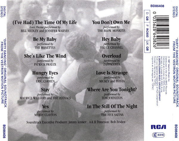 Various - Dirty Dancing (Original Soundtrack From The Vestron Motion Picture) | RCA (BD86408) - 2
