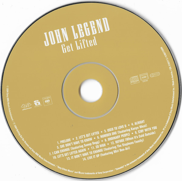 John Legend - Get Lifted | Getting Out Our Dreams (518577 2) - 3