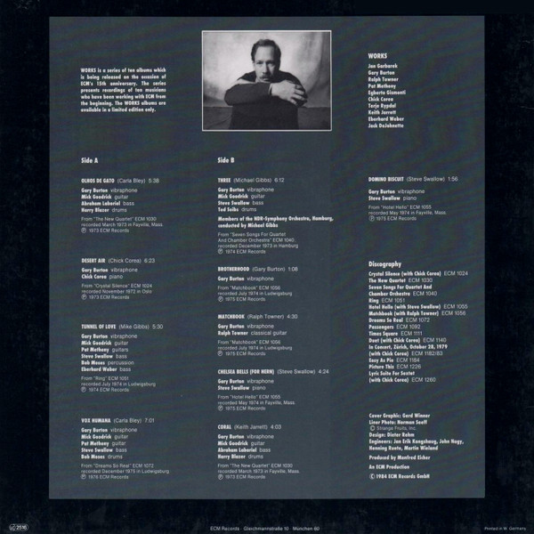Gary Burton - Works | ECM Records (823 267-1) - main