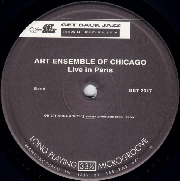 The Art Ensemble Of Chicago - Live In Paris | Get Back (GET 2017) - 3