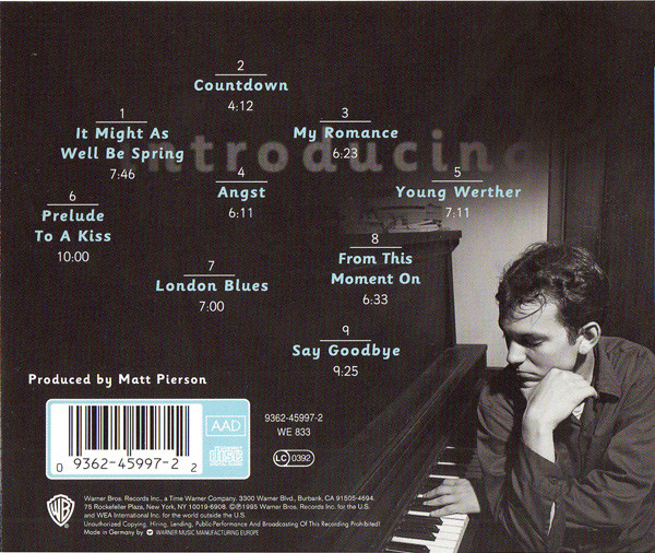 Brad Mehldau - Introducing | Warner Bros. Records (9362-45997-2) - 2