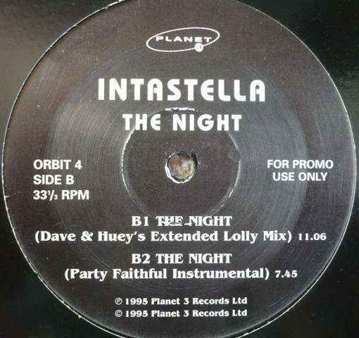 Intastella - The Night | Planet 3 Records (ORBIT 4) - 2