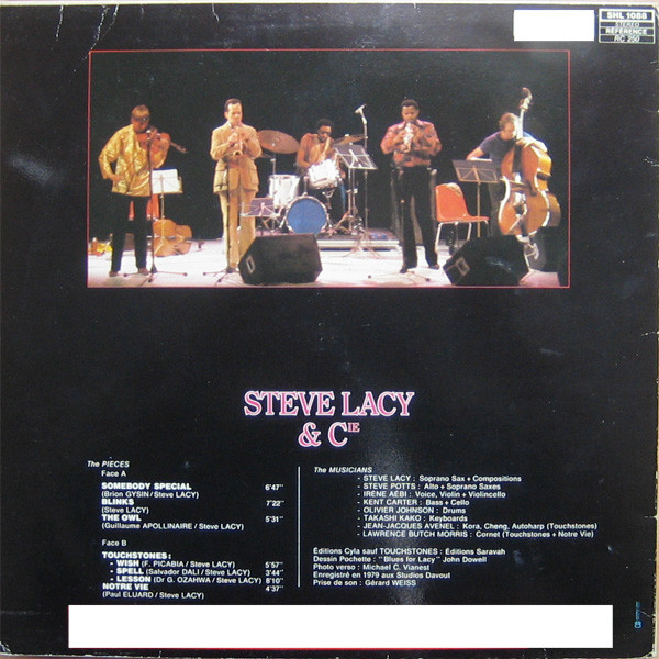 Steve Lacy & Cie - The Owl | Saravah (SHL 1088) - 3