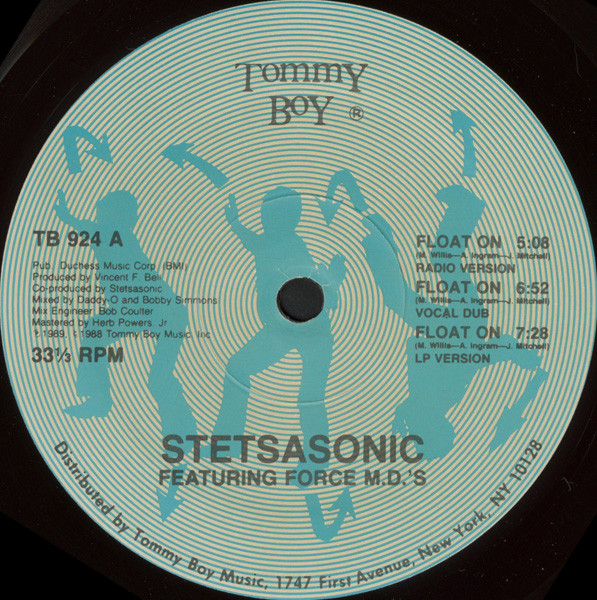 Stetsasonic Featuring Force MD's - Float On | Tommy Boy (TB 924) - 3
