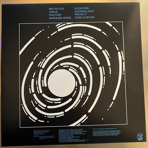 Television - Marquee Moon | Elektra (RCV1 1098) - 4