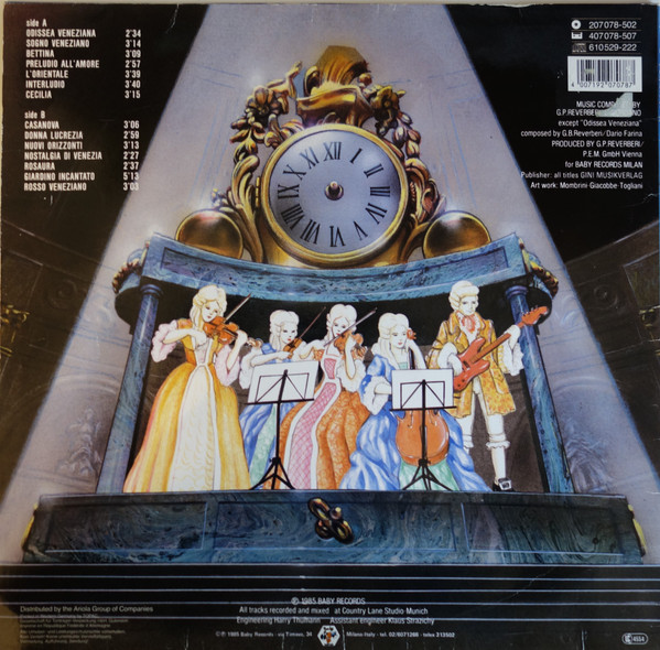 Rondò Veneziano - Odissea Veneziana | Baby Records (207 078, 207 078-502) - 2
