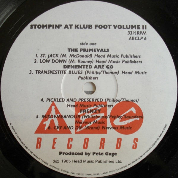 Various - Stomping At The Klub Foot - Volume 2 | ABC (ABC LP 6) - 4 Various - Stomping At The Klub Foot - Volume 2 | ABC (ABC LP 6) - 4