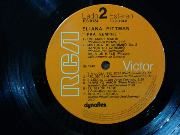 Eliana Pittman - Pra Sempre | RCA Victor (103.0124) - 4
