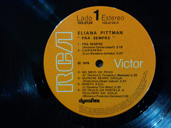 Eliana Pittman - Pra Sempre | RCA Victor (103.0124) - 3