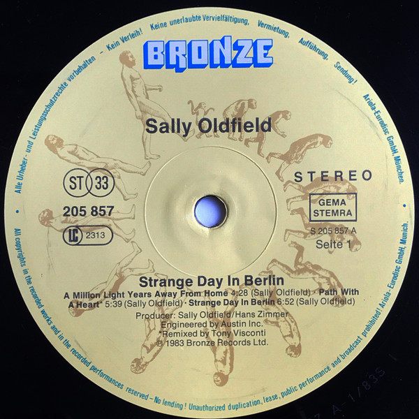 Sally Oldfield - Strange Day In Berlin | Bronze (205 857-320) - 3 Sally Oldfield - Strange Day In Berlin | Bronze (205 857-320) - 3