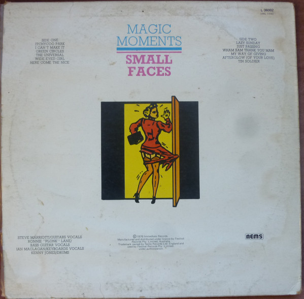 Small Faces - Magic Moments | Immediate (L 36002) - 3