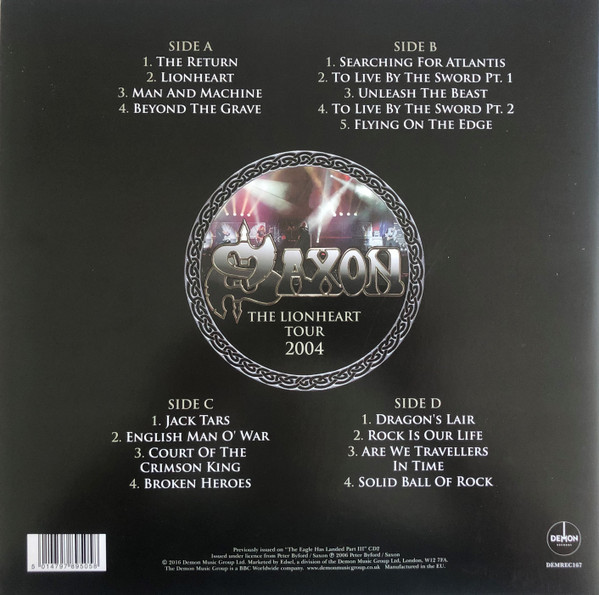 Saxon - The Lionheart Tour, 2004 | Demon Records (DEMREC167) - 2 Saxon - The Lionheart Tour, 2004 | Demon Records (DEMREC167) - 2