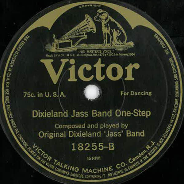 Original Dixieland Jazz Band - Livery Stable Blues / Original Dixieland One Step | RCA Victor (18255-PS) - 4 Original Dixieland Jazz Band - Livery Stable Blues / Original Dixieland One Step | RCA Victor (18255-PS) - 4