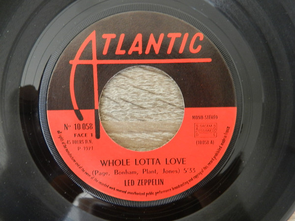 Led Zeppelin - Whole Lotta Love | Atlantic (10058) - 3