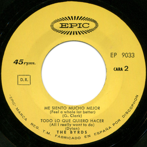 The Byrds - Mr. Tambourine Man | Epic (EP 9.033) - 4