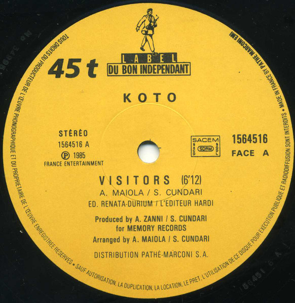 Koto - Visitors | Label Du Bon Independant (1564516) - 3