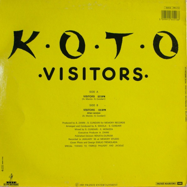Koto - Visitors | Label Du Bon Independant (1564516) - 2