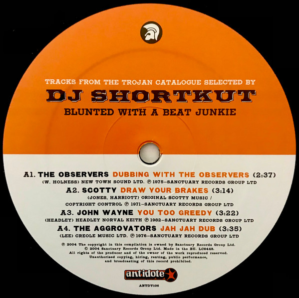 Various - Blunted With A Beat Junkie | Antidote (ANTDV106) - 3 Various - Blunted With A Beat Junkie | Antidote (ANTDV106) - 3