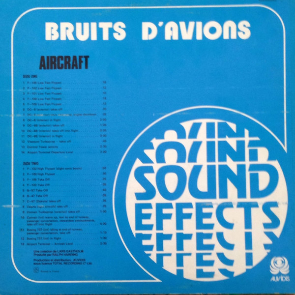 No Artist - Bruits D'Avions | Auvidis (AV 4181) - 2