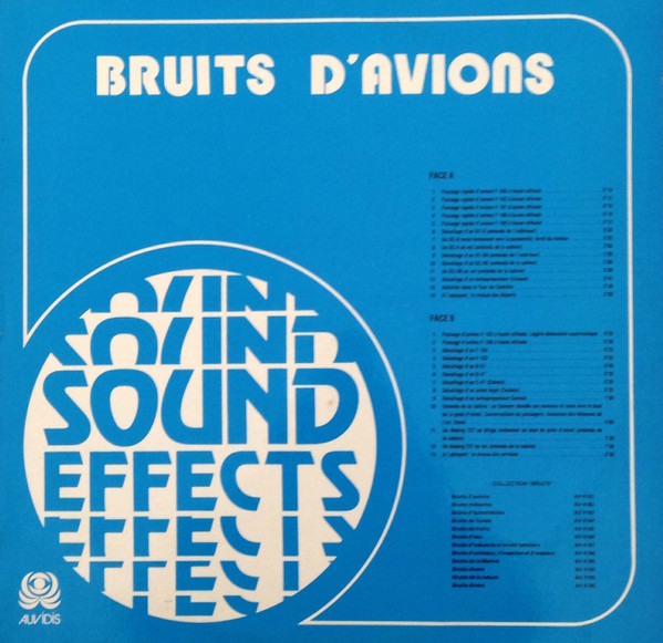 No Artist - Bruits D'Avions | Auvidis (AV 4181) - main